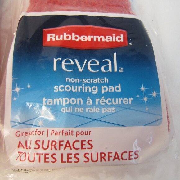 Rubbermaid REVEAL Non-scratch Scouring Pad - All Surfaces- Lot of 2 - Picture 5 of 7